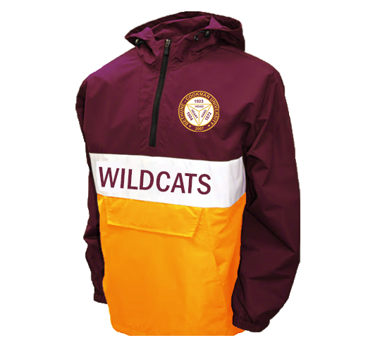 Bethune-Cookman Maroon and Gold Windbreaker